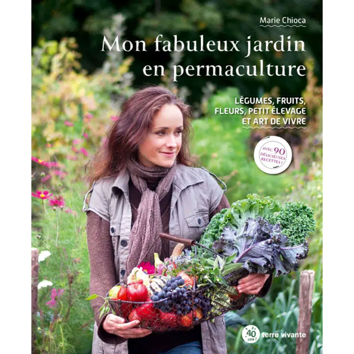 Livre avec 12 sachets jardinage permaculture