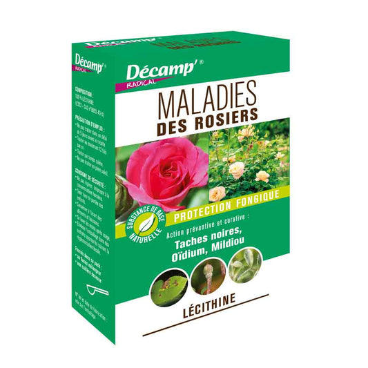 TRAITEMENT MALADIES ROSIERS (TACHES NOIRES, MILDIOU, OIDIUM)