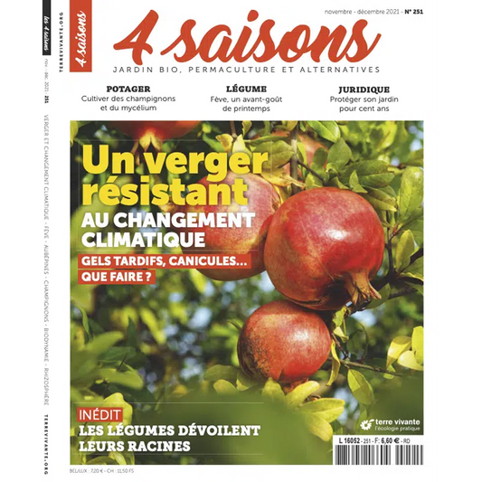 4 SEASONS MAGAZINE – n251 EIN OBSTGARTEN, DER GEGEN DEN KLIMAWANDEL WIDERSTANDSFÄHIG IST